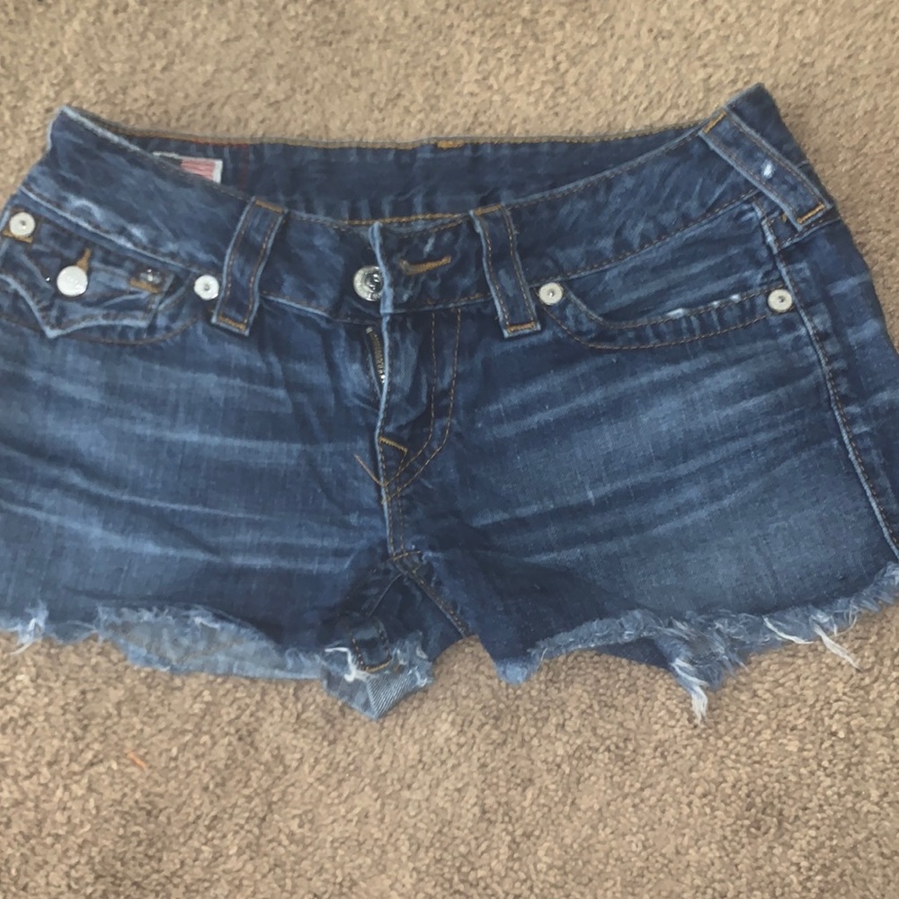 True Religion brand jeans shorts size 29 blue jeans 2/$15